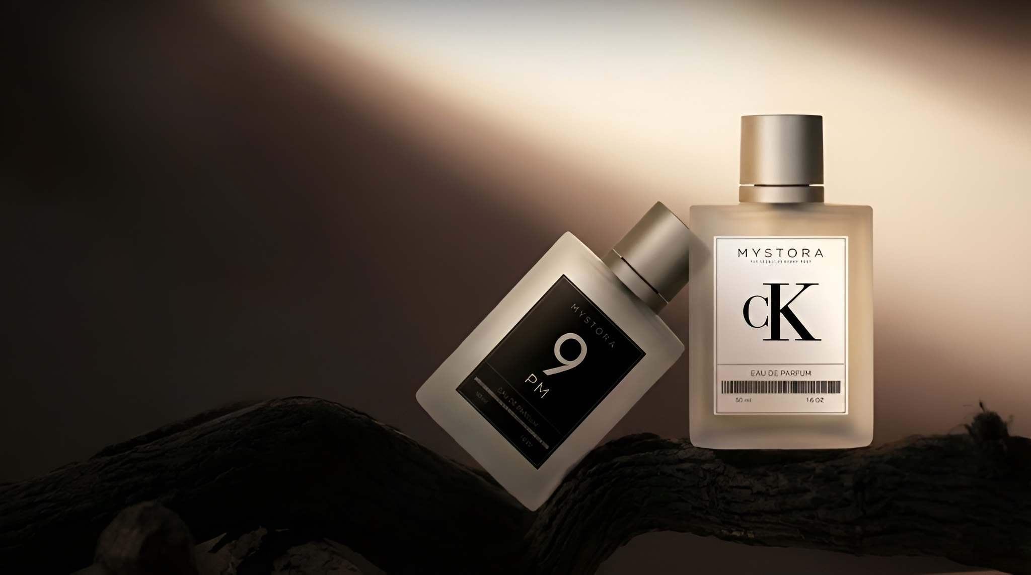 Mystora fragrance bottles from the Special Collection
